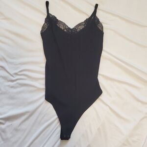 No boundaries ribbed lace bodysuit small